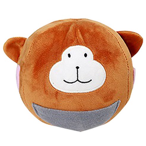 더플래 반려견 노즈워크 토이볼 50cm, 브라운(원숭이), 1개