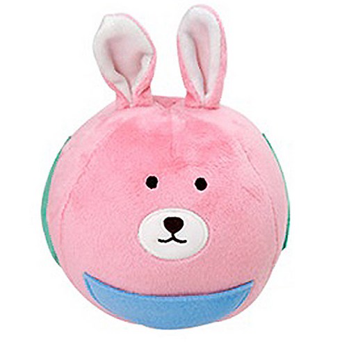 더플래 반려견 노즈워크 토이볼 50cm, 핑크(토끼), 1개