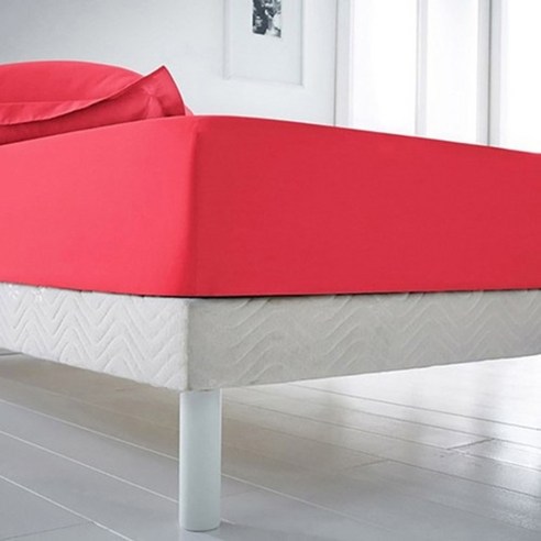 라흐두뜨 딥사이즈 순면 매트리스 커버 F686110, cherry red