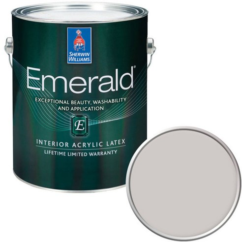 셔윈윌리암스 에메랄드 페인트 1L, SW6001 Grayish
