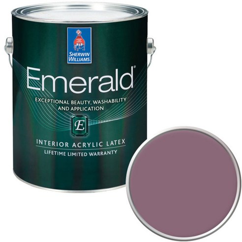 셔윈윌리암스 에메랄드 페인트1L, SW6284 Plum Dandy