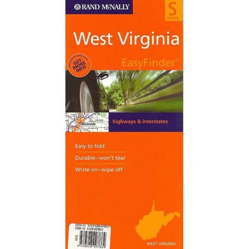 Virginia Map Rand McNally West Virginia State Map - Easy To Read Road Atlas Wisconsin Map