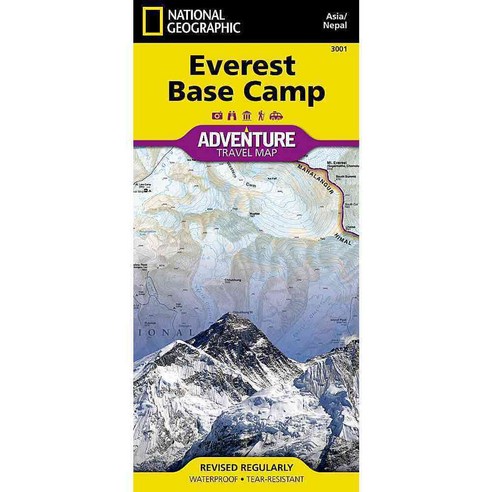 National Geographic Everest Base Camp: Nepal : Adventure Map, Natl Geographic Society Maps