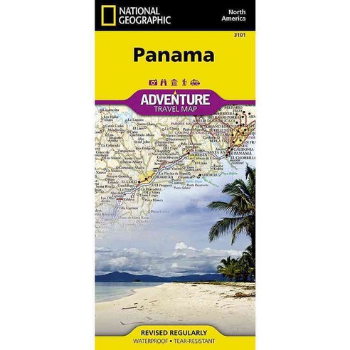 National Geographic Adventure Map Panama, Natl Geographic Society Maps