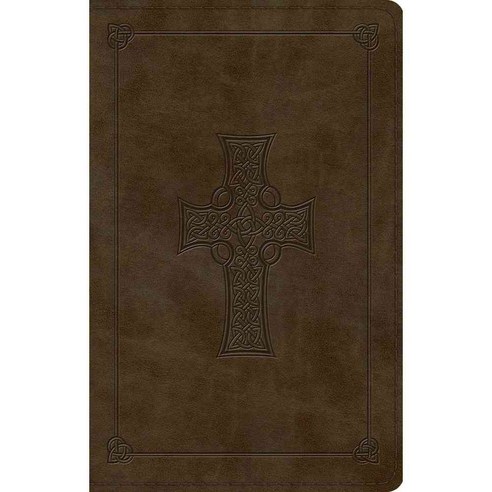 Holy Bible: English Standard Version Olive Trutone Celtic Cross Value Thinline, Crossway Books