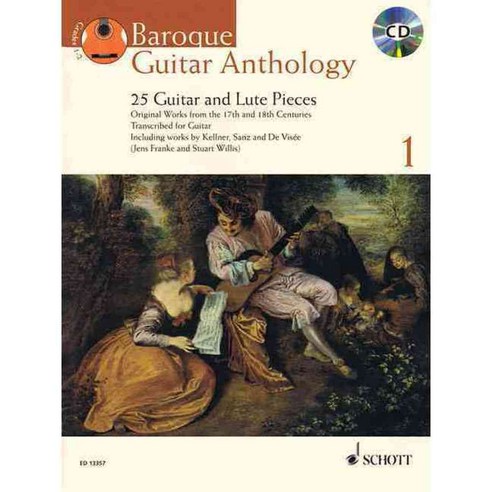 Baroque Guitar Anthology 1: 25 Guitar and Lute Pieces, Schott & Co Ltd