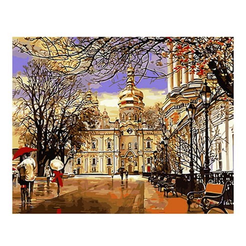 헬로페인팅 DIY 그림그리기 도면키트, 풍경79