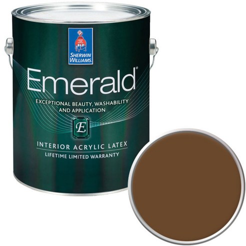 셔윈윌리엄스 에메랄드 페인트 1L, SW6097 Sturdy Brown