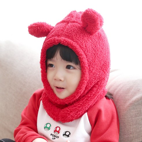 아이꼬 유아용 뽀송 귀모자