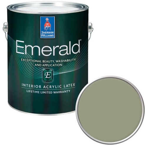 셔윈윌리암스 에메랄드 페인트 1L, SW9128 Green Onyx