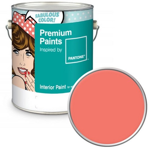 노루페인트 팬톤 내부용 실내 벽면 페인트 저광 4L, 16-1548 Peach Echo