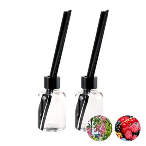 더아로마샵 디퓨져 리필액 100ml x 2p + 블랙 섬유스틱 10p + 블랙캡 2p, 잉글리쉬가든, 블루밍브리즈