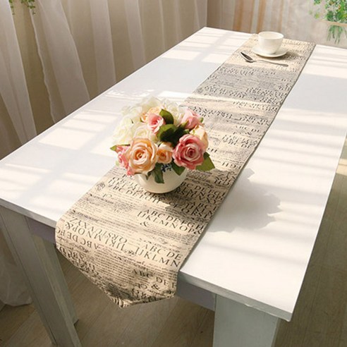 아리코 25 kitchen 유럽풍 테이블 러너, 잉글리쉬 베이지, 4인(30 x 180 cm)