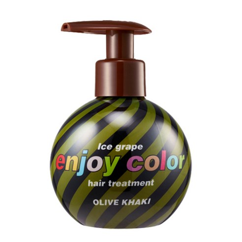 엔조이컬러 헤어 트리트먼트 150ml, 올리브카키, 1개