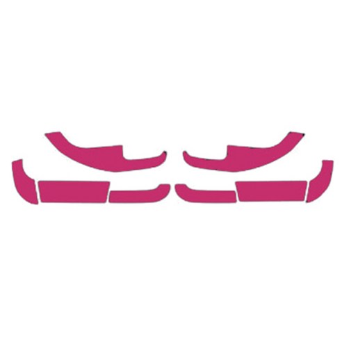 블루코드 벨벳 도어커버 현대, 제네시스 구형, 와인