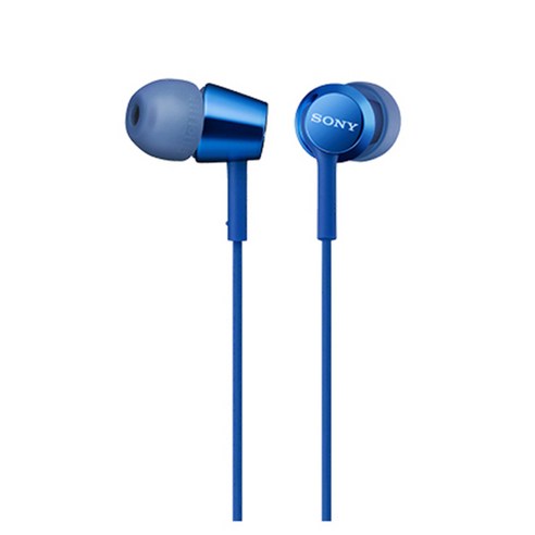 소니 컬러풀 사운드 이어폰, MDR-EX155AP, 블루