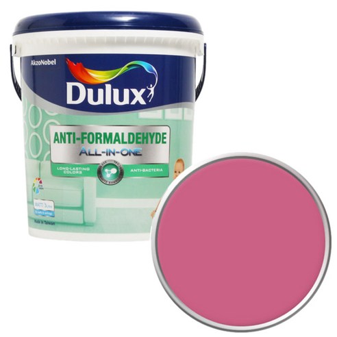 듀럭스 안티 포름알데히드 올인원 페인트 3L, Notorious Pink