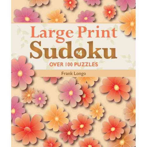 Large Print Sudoku 페이퍼북 volume 4, Puzzlewright