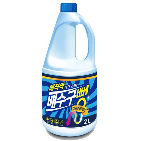 아토세이프 매직싹 배수구뻥 배수구 세정제, 2L, 1개