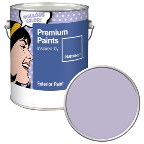 노루페인트 팬톤 외부용 실외 저광 페인트 4L, 15-3807 Misty Lilac