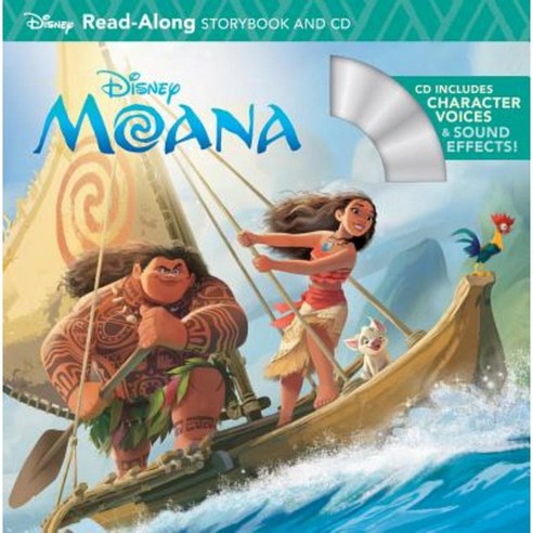 Moana Read-Along Storybook & CD Paperback, Disney Press