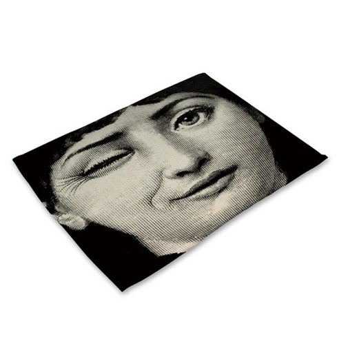 비케이 Fornasetti 식탁매트, 1, 가로 42cm x 세로 32cm