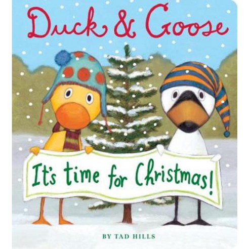 Duck & Goose It''s Time for Christmas! (Oversized Board Book) Board Books, Schwartz & Wade Books