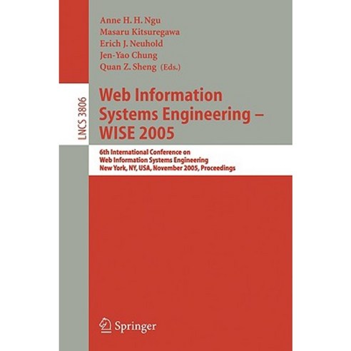 Web Information Systems Engineering - Wise 2005 Paperback, Springer ...