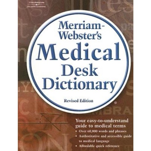 Merriam-Webster''s Medical Desk Dictionary Paperback, Merriam-Webster