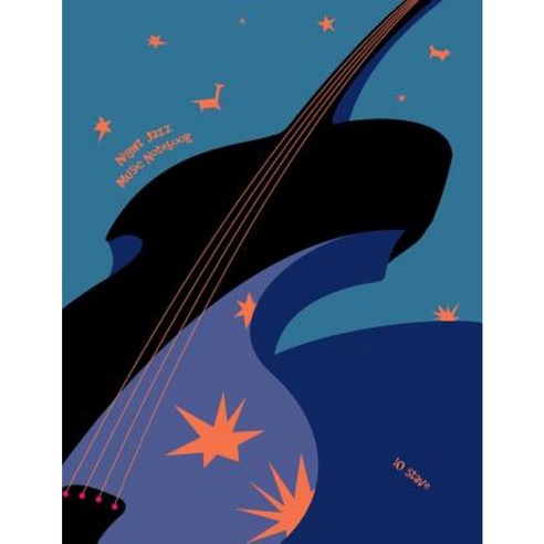 Night Jazz Music Notebook: 10 Stave Paperback, Createspace Independent Publishing Platform