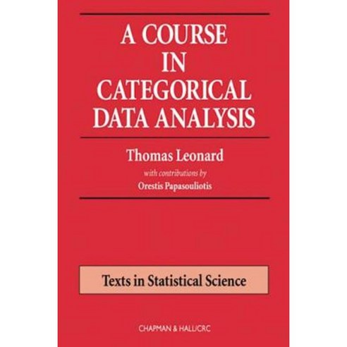 A Course in Categorical Data Analysis Paperback, CRC Press - 최저가 알림ㆍ특가 ...
