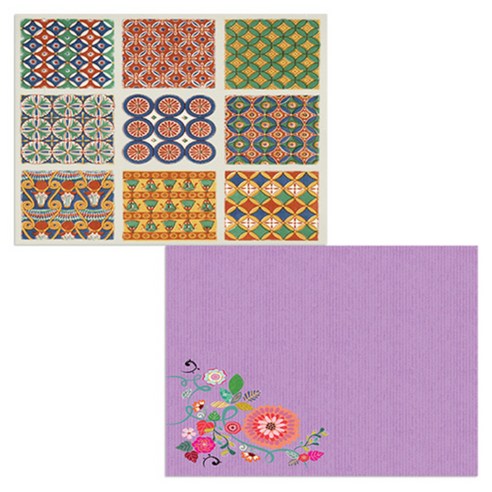 벨라 실리콘 식탁매트 2p 꽃가지1 세트, 꽃가지1, 카펫트3, 385 x 285 mm, 두께 1mm