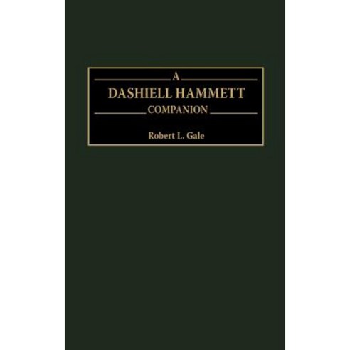 A Dashiell Hammett Companion Hardcover, Greenwood Press