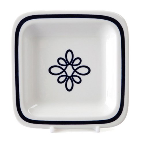 禪韓國 禪宗 禪宗 瓷器 廚具 藍色音符 蜜月碗 矩形板 片 廚房餐具