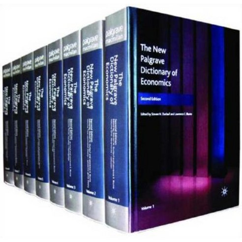 New Palgrave Dictionary of Economic Hardcover, Palgrave MacMillan