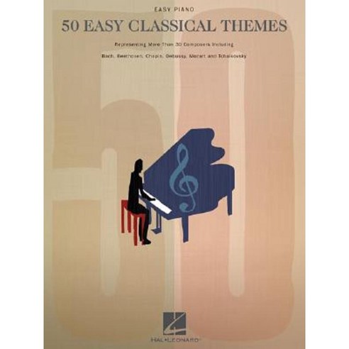 50 Easy Classical Themes Paperback, Hal Leonard Publishing Corporation