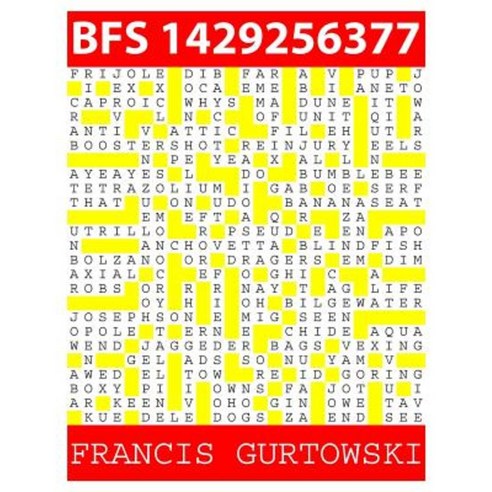 Bfs 1429256377: A Bfs Puzzle Paperback, Createspace Independent Publishing Platform