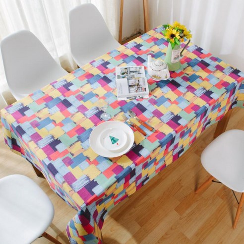 이코디 스퀘드 테이블 보, 혼합 색상, 40 x 60 cm