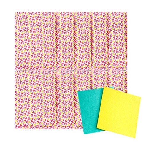 송월타월 에어샤워 그레이스 샤워타월 10p + 독일행주 랜덤 발송 2p, 분홍, 1세트
