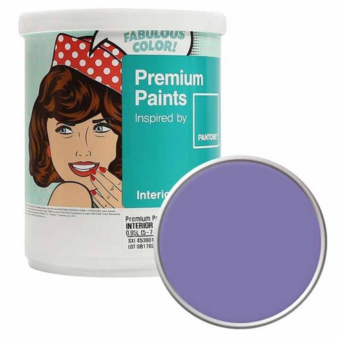 노루페인트 팬톤 내부용 무광 실내 벽면 페인트 1L, 17-4041 Marina