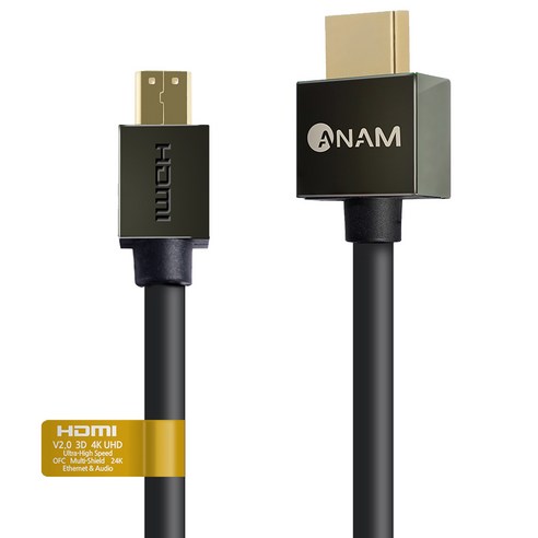 ANAM  HDMI  Micro HDMI  ANAM 電纜  HDMI 電纜  Micro HDMI V2.0  ANAM  ANAM HDMI 電纜  HDMI to  micro HDMI V2.0