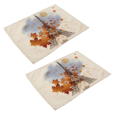 아울리빙 아일러브 파리 식탁매트 2p, C, 42 x 32 cm, 2개