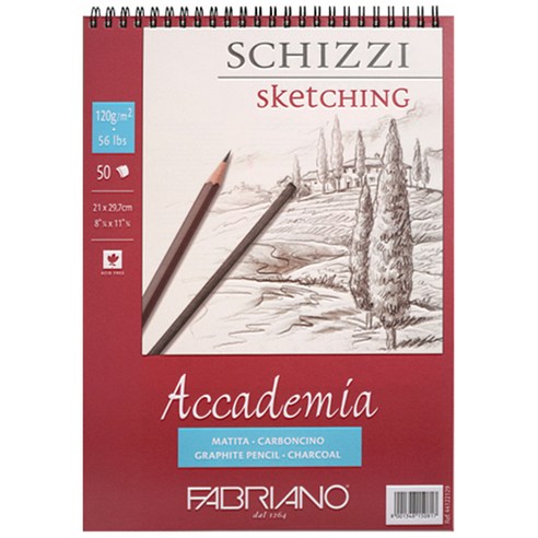 파브리아노 아카데미아 스케치북 AP05, 210 x 297 mm(A4), 1개