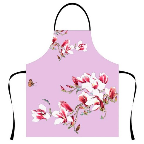 리빙팝 동양화 일러스트 앞치마, 08, 1개
