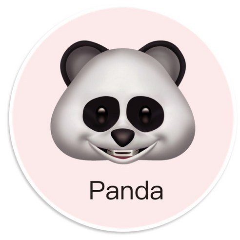 TOTU 애니모티콘 스마트폰 거치대 홀더, Panda, 1개