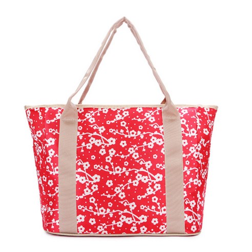 엠케이 심플 포켓 기저귀 가방, 벚꽃 레드