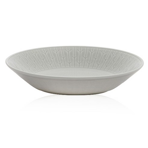 젠 포레스트 굽부 찬기 17cm, 라이트 그레이, 1개