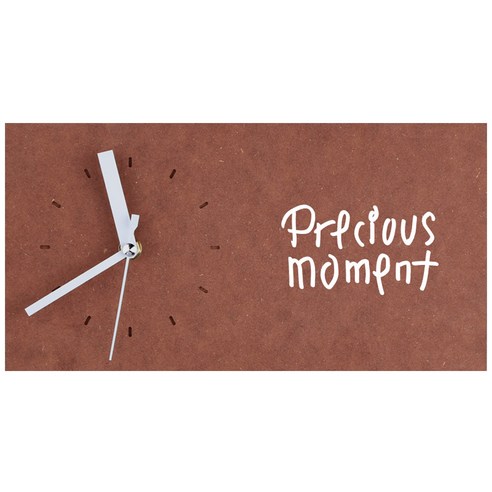 1AM 힐링시계 탁상 Precious, 갈색