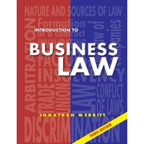 Introduction to Business Law 3rd Ed: Third Edition Paperback, Liverpool Academic Press