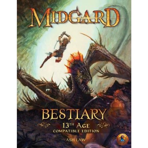 Midgard Bestiary (13th Age Compatible) Paperback, Kobold Press